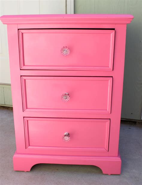 pink dresser set